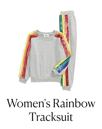 Women's Rainbow Tracksuit