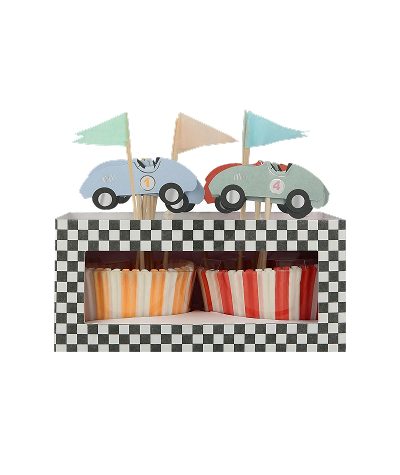 Race Cars Cupcake Kit