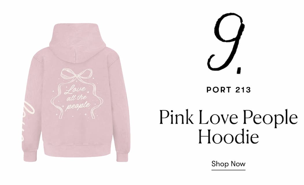 Pink Love People Hoodie