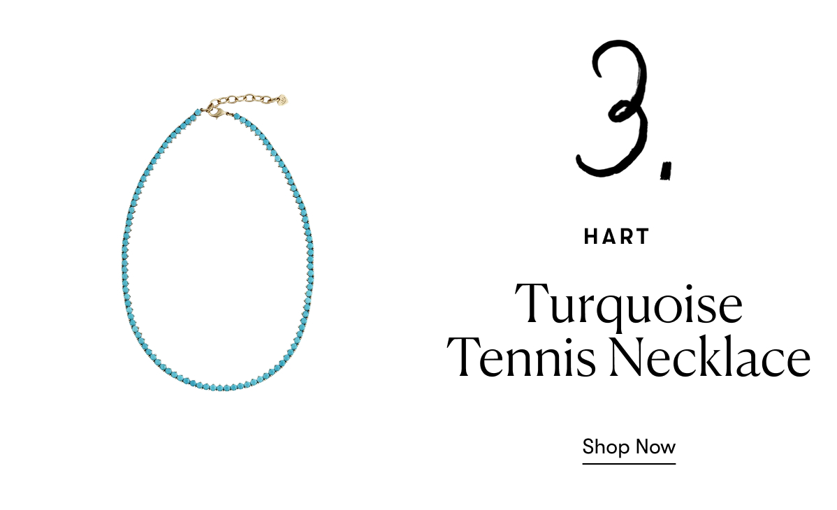 HART: Turquoise Tennis Necklace