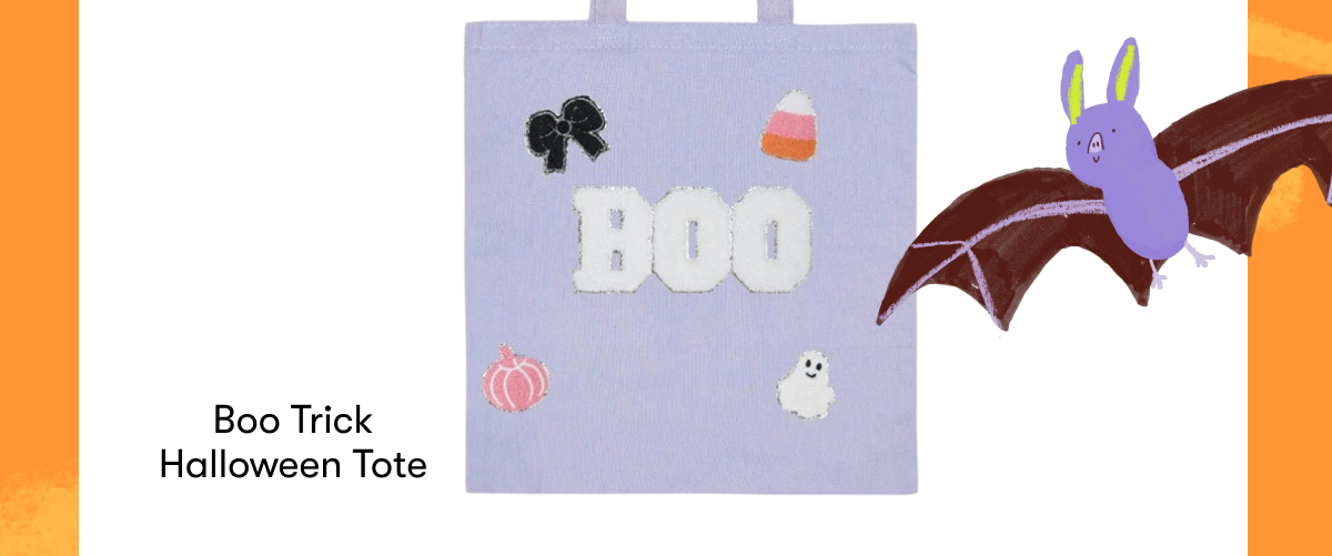 Boo Trick Halloween Tote