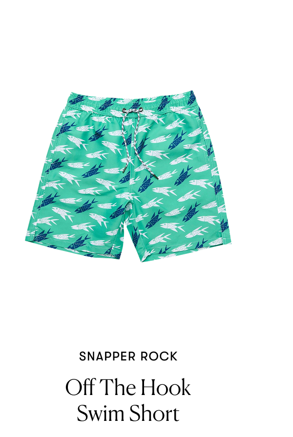 Snapper Rock - Off The Hook Swim Short