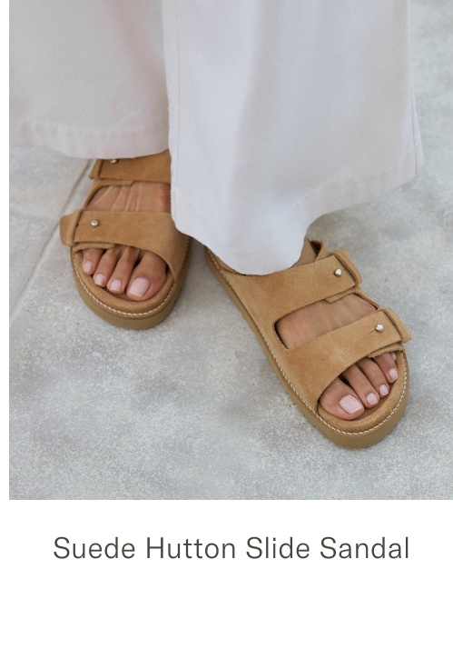 Suede Hutton Slide Sandal