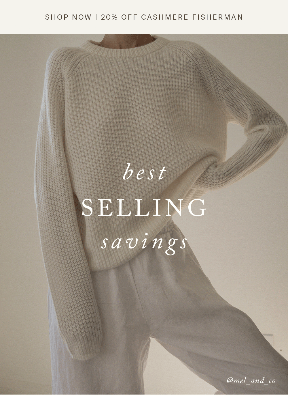 20 Off Our Most Iconic Sweater Jenni Kayne