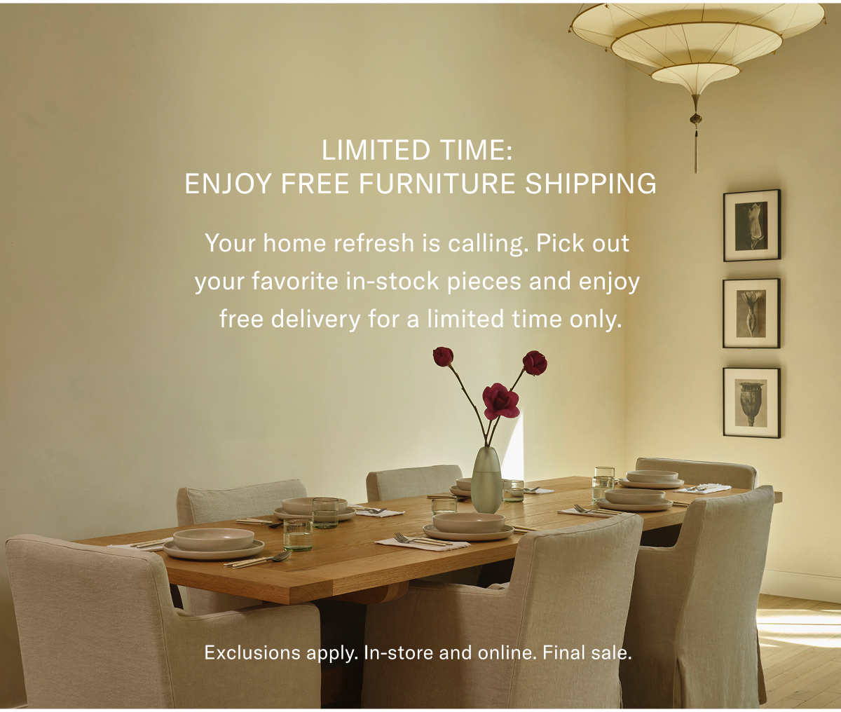 Furniture Free Shipping