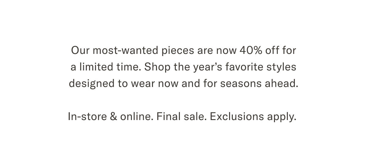 End Of Season Sale