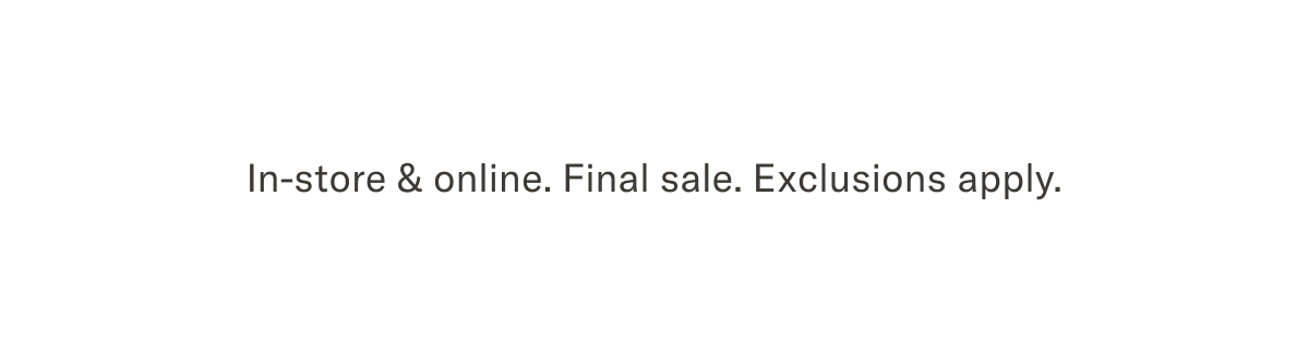 End Of Season Sale