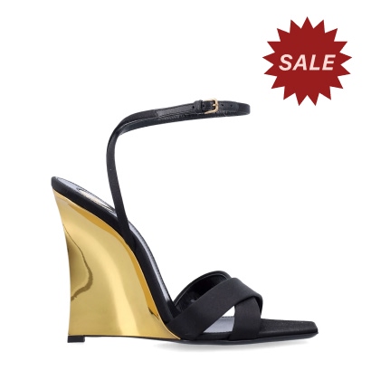 Saint Laurent Lucienne Sandal Wedges