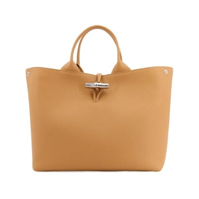 Longchamp Le Roseau Textured Leather Handbag