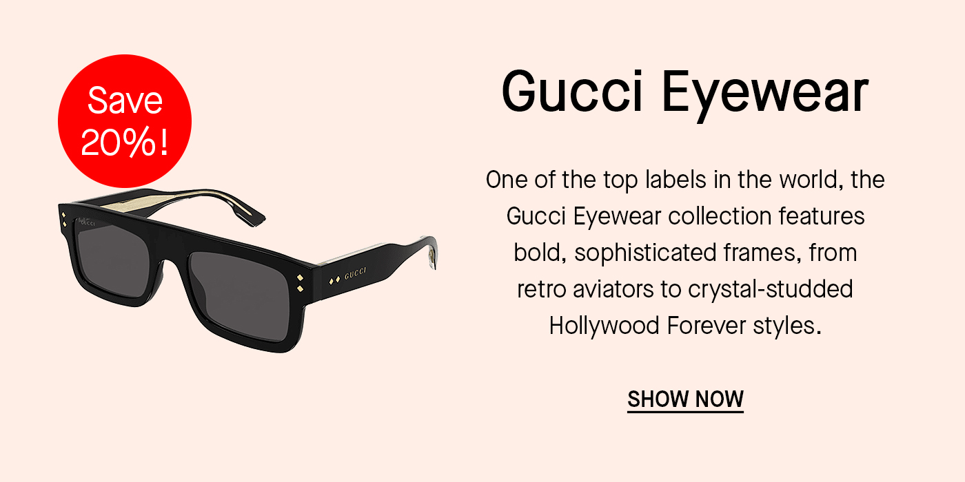 gucci eyewear at italist