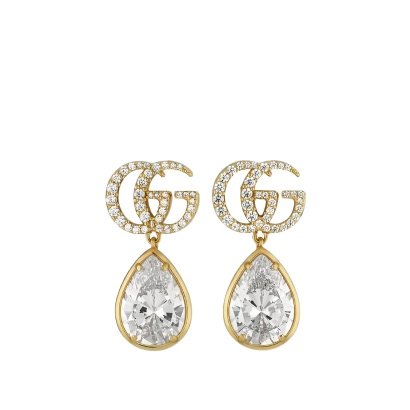 GG Crystal Drop Earrings