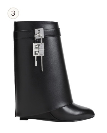 Givenchy Shark Lock Ankle Boots