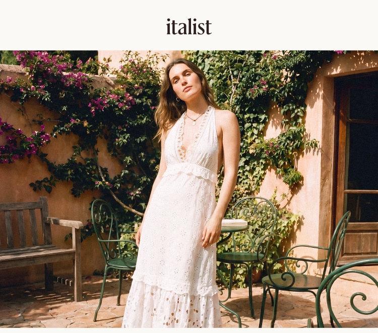 Eyelet, lace, linen, and soft silhouettes, with select styles up to 60% off.