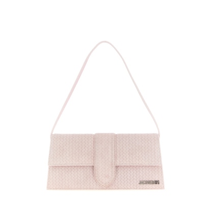 Jacquemus Le Bambino Long Shoulder Bag Pink Calfskin Leather (bos Taurus)