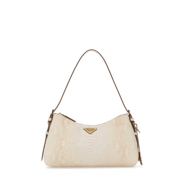 Prada Ivory Leather Aimã©e Shoulder Bag