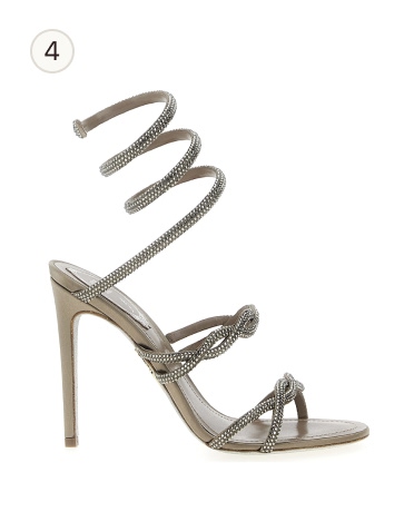 René Caovilla Braid Cleo Sandals