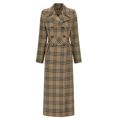 Valentino Garavani Houndstooth Wool Coat