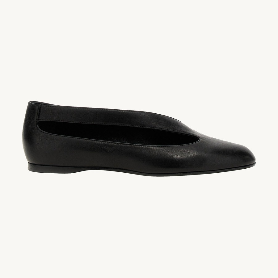 Khaite — Khaite Diana Ballet Flat — Black