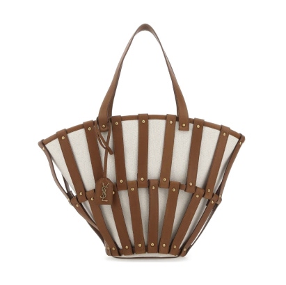 Saint Laurent Two-tone Beatrix Shopping Bag