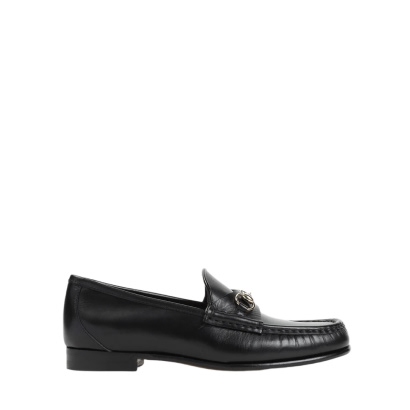 Gucci Black Leather Loafers