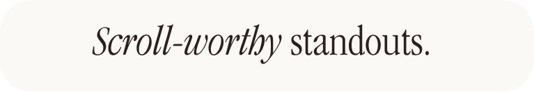 Some undiscovered gems