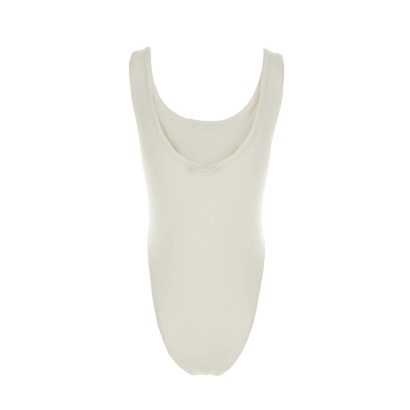 Phoebe Philo Silk Blend White Bodysuit