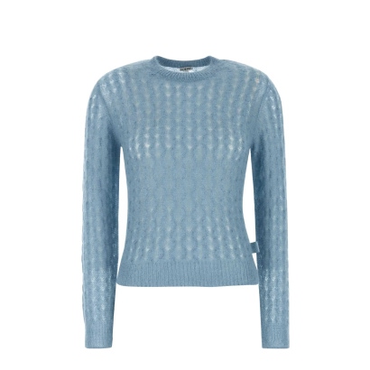 Loewe Blue Mohair Blend Sweater
