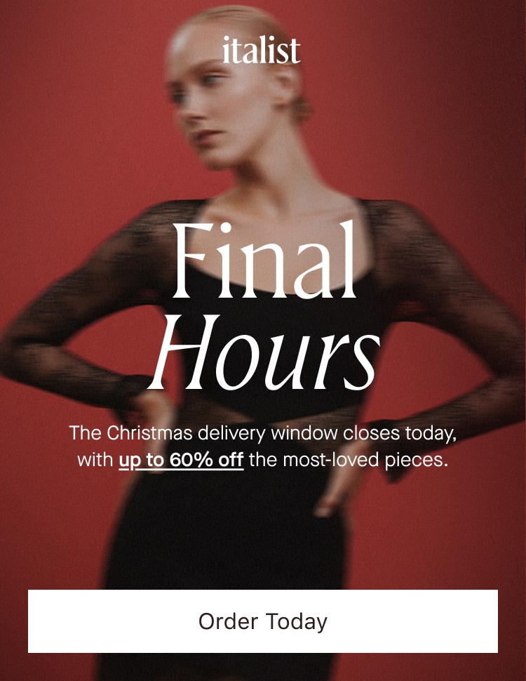 The Christmas delivery window closes today.
