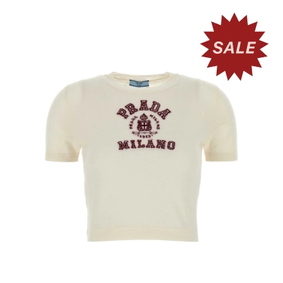 Prada Ivory Cashmere Sweater