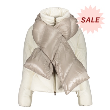 Herno Down Jacket With Removable Hood Scarf