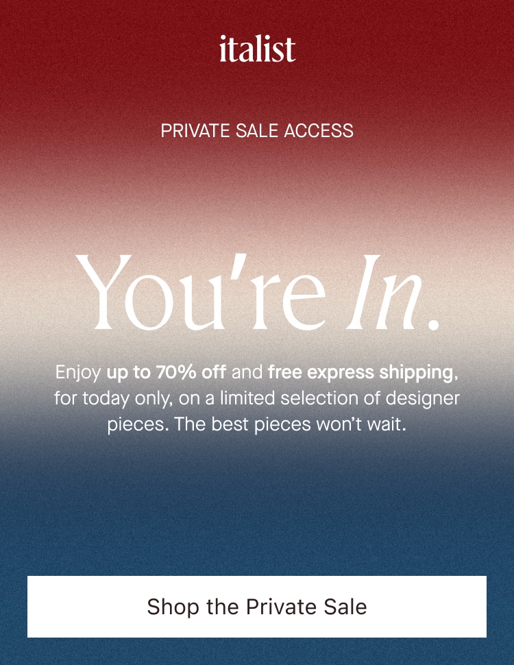 Up to 70% off select designer pieces, plus free express shipping today only.