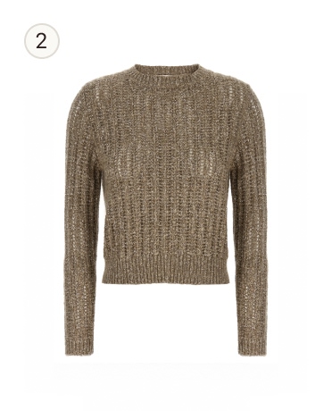 Brunello Cucinelli Rustic Dazzling Sweater