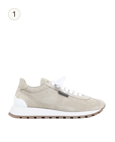 Brunello Cucinelli Suede Sneakers