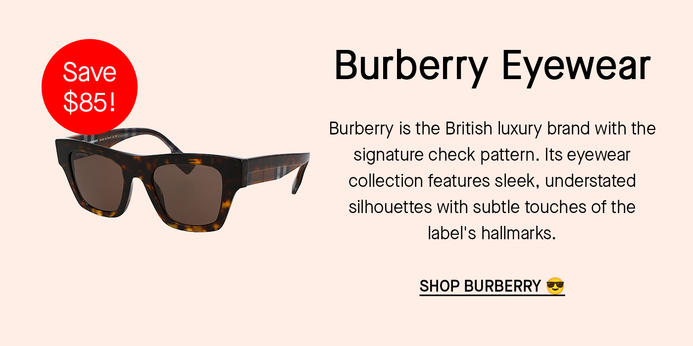 burberry eyewear at italist