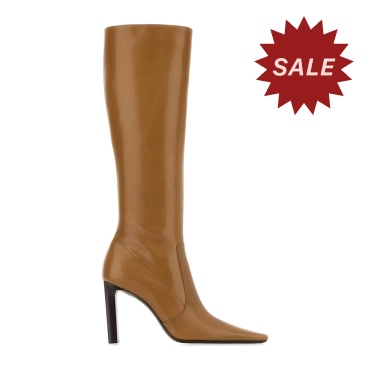 Saint Laurent Camel Leather Jerome Boots