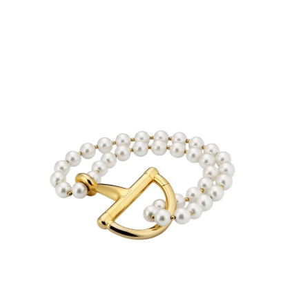 Pearl Horsebit Bracelet