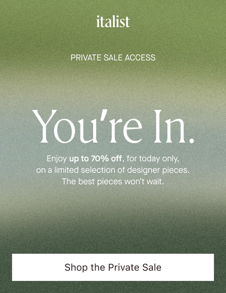 Up to 70% off for today only. Limited selection of designer pieces.