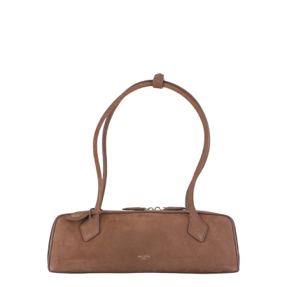 Alaïa Beige Leather Le Teckel Medium Shoulder Bag