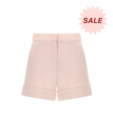Max Mara MxmCelebre shorts Pink Virgin Wool Mohair Silk Bermuda