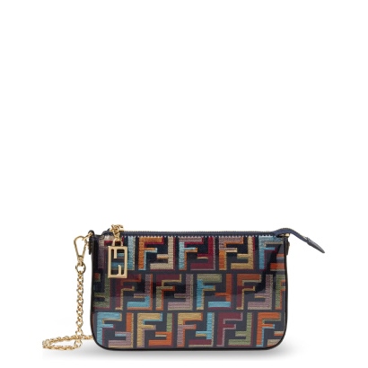 Fendi Baguette FF Fabric Bag