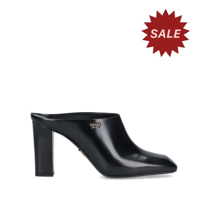 Prada Leather Sabots