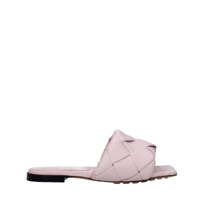 Bottega Veneta Lido Sandals Pink Calf Leather
