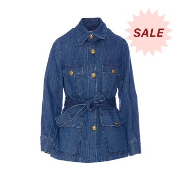 Valentino Garavani Sahariana Denim Jacket