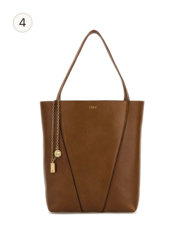 Chloé Leather Spin Tote
