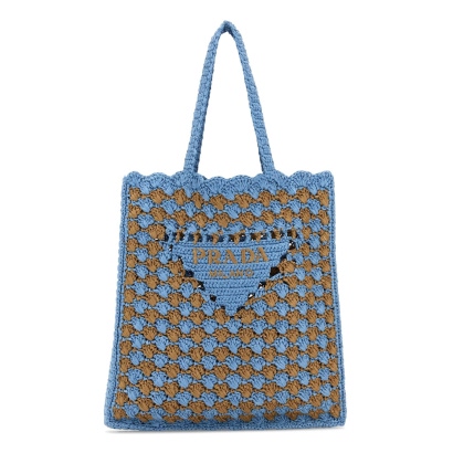 Prada Raffia Tote Bag