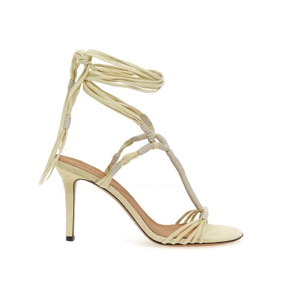 Isabel Marant Arja sandals White Lamb Leather Goat