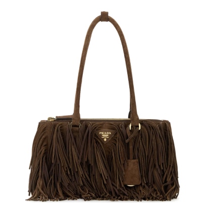 Prada Suede Shoulder Bag