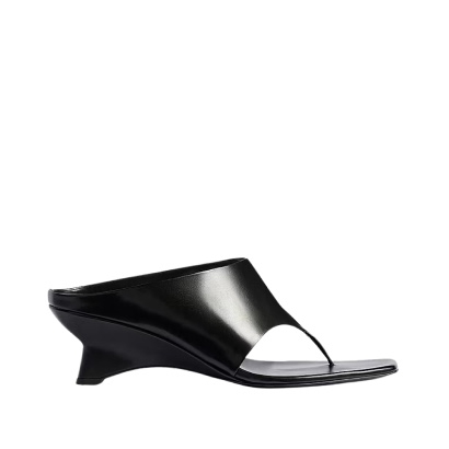 Khaite With Heel Black 100 % Pelle