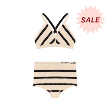 Moncler Striped Swimsuit