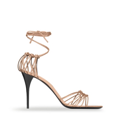 Saint Laurent Sandals Metal Soft Rose Pelle